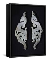 Two Dragons, circa 475-221 BC-null-Framed Stretched Canvas