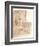 Two drawings illustrating the theory of the proportions of the human figure, c1472-c1519 (1883)-Leonardo Da Vinci-Framed Giclee Print