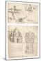 Two drawings of churches, c1472-c1519 (1883)-Leonardo Da Vinci-Mounted Giclee Print