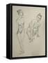 Two Drawings of Girl-Nobu Haihara-Framed Stretched Canvas