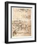 Two drawings of plans for towns, c1472-c1519 (1883)-Leonardo Da Vinci-Framed Giclee Print