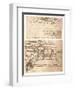 Two drawings of plans for towns, c1472-c1519 (1883)-Leonardo Da Vinci-Framed Giclee Print