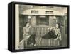 Two Dressed-Up Women in Trailer-null-Framed Stretched Canvas