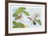 Two Ducks-Brown-Framed Collectable Print