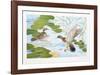 Two Ducks-Brown-Framed Collectable Print