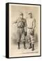 Two Early Baseball Players-null-Framed Stretched Canvas