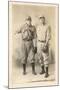 Two Early Baseball Players-null-Mounted Art Print