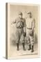 Two Early Baseball Players-null-Stretched Canvas