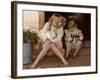 Two Easter Bunnies-Betsy Cameron-Framed Art Print