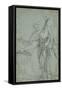 Two Ecclesiastics: Study for the Disputation on the Holy Sacrament, 1606-10-Francesco Vanni-Framed Stretched Canvas