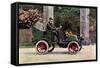 Two Edwardian Gentlemen Sitting in a Motor Car, 1902-1903-John & Son Swan-Framed Stretched Canvas