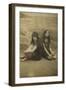 Two Edwardian Girls-null-Framed Photographic Print