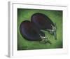 Two Eggplants-Will Rafuse-Framed Giclee Print