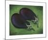 Two Eggplants-Will Rafuse-Mounted Giclee Print