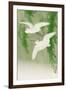 Two Egrets and Willow Tree-Koson Ohara-Framed Giclee Print