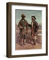 Two Elderly Cotton Pickers, 1888-William Aiken Walker-Framed Giclee Print