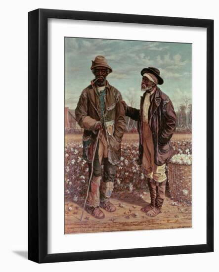 Two Elderly Cotton Pickers, 1888-William Aiken Walker-Framed Giclee Print