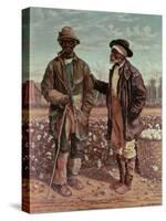 Two Elderly Cotton Pickers, 1888-William Aiken Walker-Stretched Canvas