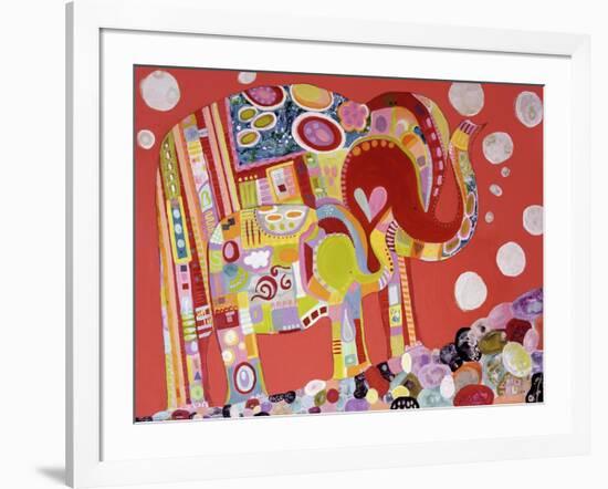 Two Elephants-Wyanne-Framed Giclee Print