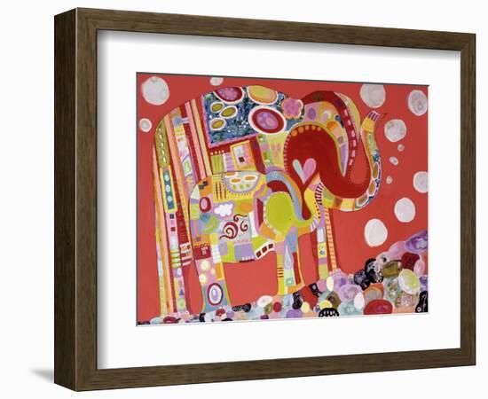 Two Elephants-Wyanne-Framed Giclee Print