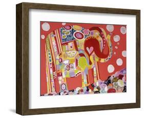 Two Elephants-Wyanne-Framed Giclee Print