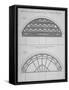 Two Elevations of the Centre of the Great Arch, London Bridge, 1759-null-Framed Stretched Canvas