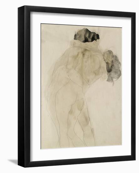 Two Embracing Figures-Auguste Rodin-Framed Premium Giclee Print