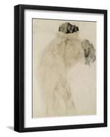 Two Embracing Figures-Auguste Rodin-Framed Premium Giclee Print