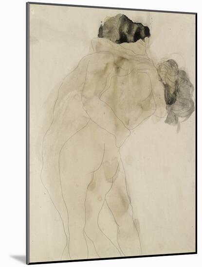 Two Embracing Figures-Auguste Rodin-Mounted Premium Giclee Print