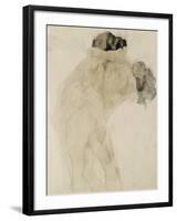 Two Embracing Figures-Auguste Rodin-Framed Giclee Print