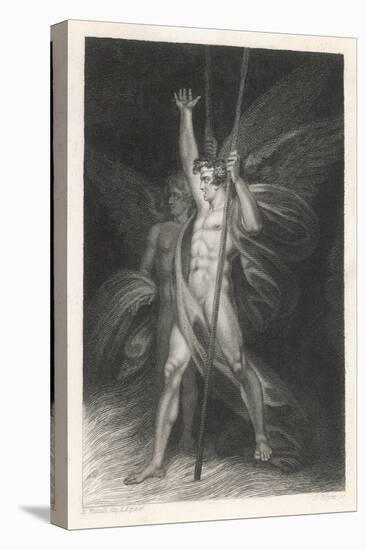 Two Eminent Devils, Satan and Beelzebub as They are Described by Milton in Paradise Lost-J. Rogers-Stretched Canvas