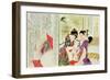 Two Erotic Illustrations from a Scroll-null-Framed Giclee Print
