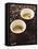 Two Espressos Standing on Coffee Beans-null-Framed Stretched Canvas