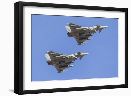 Two Eurofighter Typhoon Fgr4 Fighters of the Royal Air Force-Stocktrek Images-Framed Photographic Print