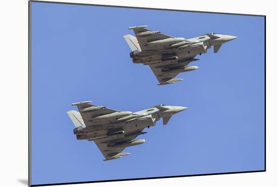 Two Eurofighter Typhoon Fgr4 Fighters of the Royal Air Force-Stocktrek Images-Mounted Photographic Print