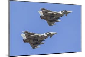 Two Eurofighter Typhoon Fgr4 Fighters of the Royal Air Force-Stocktrek Images-Mounted Photographic Print