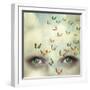 Two Eyes with the Sky and So Many Butterflies Flying on the Forehead-Valentina Photos-Framed Photographic Print