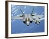 Two F-22 Raptors Fly over the Pacific Ocean-null-Framed Photographic Print