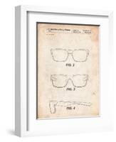 Two Face Prizm Oakley Sunglasses Patent-Cole Borders-Framed Art Print