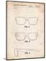 Two Face Prizm Oakley Sunglasses Patent-Cole Borders-Mounted Art Print