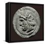 Two Faced Roman God Janus on Ancient Rome Coin-null-Framed Stretched Canvas