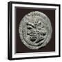 Two Faced Roman God Janus on Ancient Rome Coin-null-Framed Photo