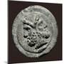 Two Faced Roman God Janus on Ancient Rome Coin-null-Mounted Photo