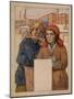 Two Factory Workers, 1925-Ivan Georgievich Drozdov-Mounted Giclee Print