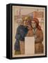 Two Factory Workers, 1925-Ivan Georgievich Drozdov-Framed Stretched Canvas