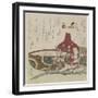 Two Famous Bizen Pottery Pieces for Kibi Province Circle-Yashima Gakutei-Framed Giclee Print