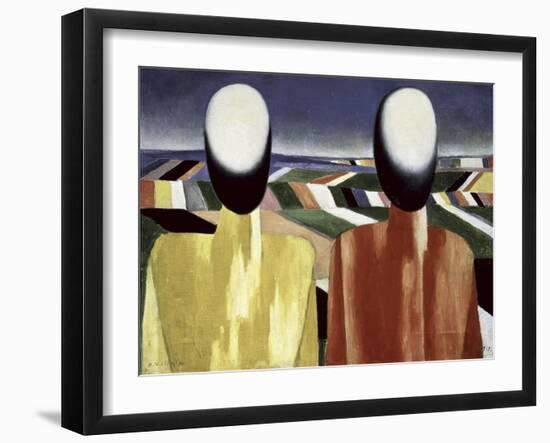Two Farmers-Kasimir Malevich-Framed Giclee Print