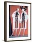 Two Fashionable Flapper Girls-null-Framed Art Print