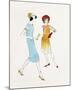 Two Female Fashion Figures, c. 1960-Andy Warhol-Mounted Art Print