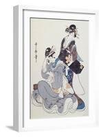 Two Female Figures-Kitagawa Utamaro-Framed Giclee Print